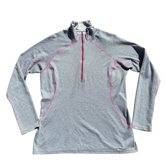 Patagonia Tops - Patagonia Women's Capilene 3 Midweight Zip Neck 44451 Pullover Top Gray Large
